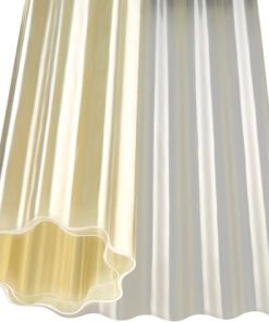 Gutta Polyester valovita ploča 76/18 natur rola 1,5x30m