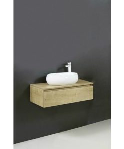 Kupaonski gornji ormarić Elegant 80 cm, boja hrasta
