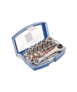 LUX set bitova i nasadnih ključeva Comfort 6,3 mm (1/4 ") 24 kom.