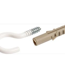 LUX kuka pocinčana bijela sa tiplom Ø 3 x 40 mm 4 komada