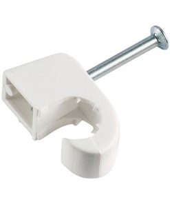 LUX Obujmice za kablove Ø 7 mm – Ø 11 mm 200 kom. bijele