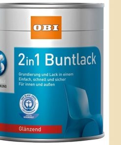 OBI 2u1 lak i temeljni premaz hellelfenbein sjajni 750 ml