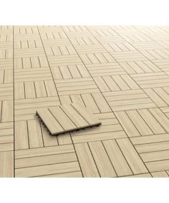 Drvene pločice za terasu sa klik sistemom 4 pcs 30 cm x 30 cm x 2,5 cm