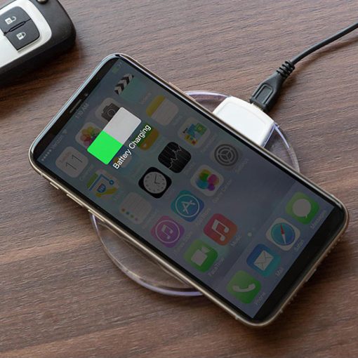Wireless punjač za smartphone bijeli