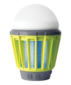 Prenosiva LED svjetiljka s električnom mrežom za hvatanje komaraca