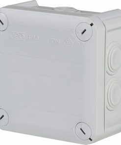 LUX Razvodna kutija N/Ž 114mm x 114mm siva IP66