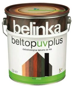 Belinka Beltop UV lazura za zaštitu drveta 5 ebanovina 2,5 l