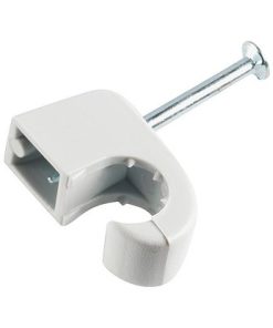 LUX Obujmice za kablove Ø 7 mm – Ø 12 mm 200 kom. sive