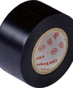 LUX Izolir traka 25 mm x 10 m crna
