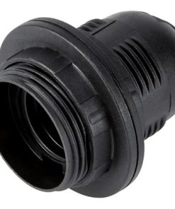 LUX Grlo za sijalicu E27 crno