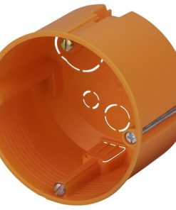 LUX Instalacijska kutija Ø 68mm x 45mm narandžasta IP30