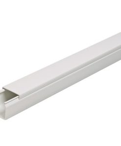 LUX Kanalica za kablove 30mm x 30mm dužine 2 m bijela