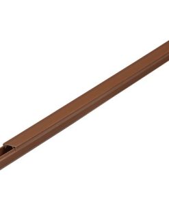 LUX Kanalica za kablove 15mm x15mm dužine 2 m smeđa