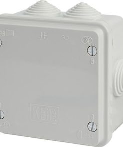 LUX Razvodna kutija N/Ž 80mm x 80mm siva IP54