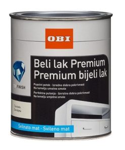 OBI Premium lak bijela svila mat 750 ml