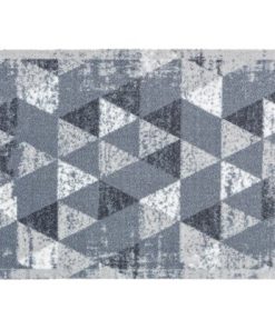 Prostirka Miabella 50 x 70 cm Dreiecke Hellgrau
