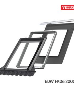 Velux set opšav i izolacija EDW 66 x 118 cm za valoviti krovni pokrivač