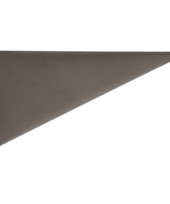Zidni tekstilni panel trougao 15 cm x 30 cm Stone Grey Velvet