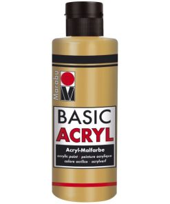 Basic Acryl 80ml metalik zlatna