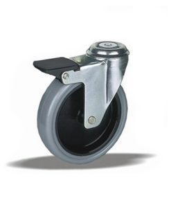 Točkić okretni sa kočnicom fi75 60kg