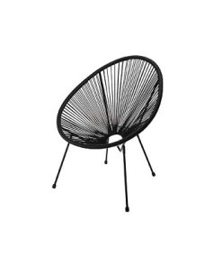 Lounge stolica String siva  94x71x50cm