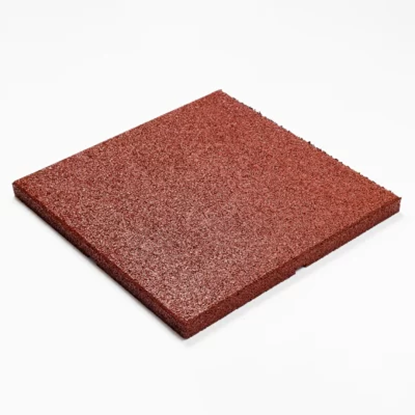 Gumena podloga 50x50x2,5cm crvena